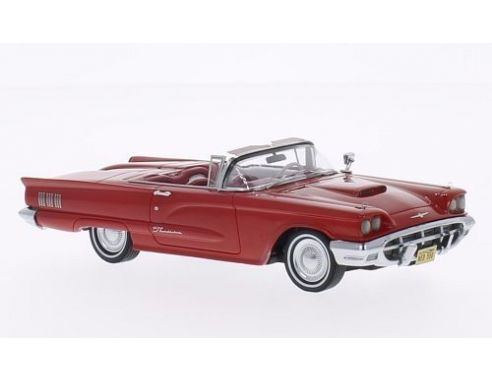 Neo Scale Models NEO46055 FORD THUNDERBIRD CONVERTIBLE OPEN 1958 RED 1:43 Modellino