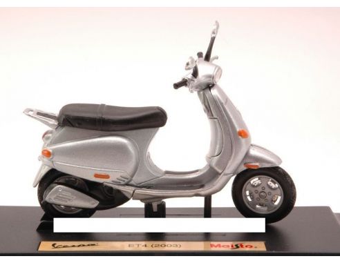 Maisto MI3136Z VESPA ET4 2003 SILVER 1:18 Modellino