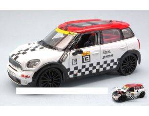 Maisto MI31367W MINI COUNTRYMAN N.13 WHITE/RED 1:24 Modellino