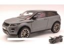 Welly WE0461 RANGE ROVER EVOQUE 2011 MATT GREY/BLACK GT SERIES 1:18 Modellino