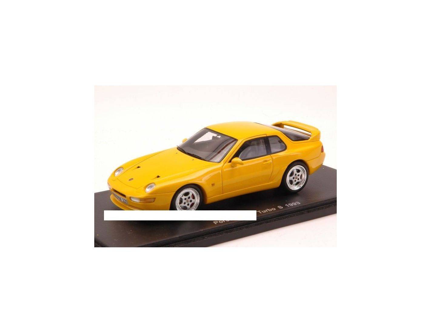 【SPARK】Porsche 968 Turbo S 1993 Spark Model S3456 PORSCHE 968 TURBO S 1993 YELLOW 1:43 Modellino