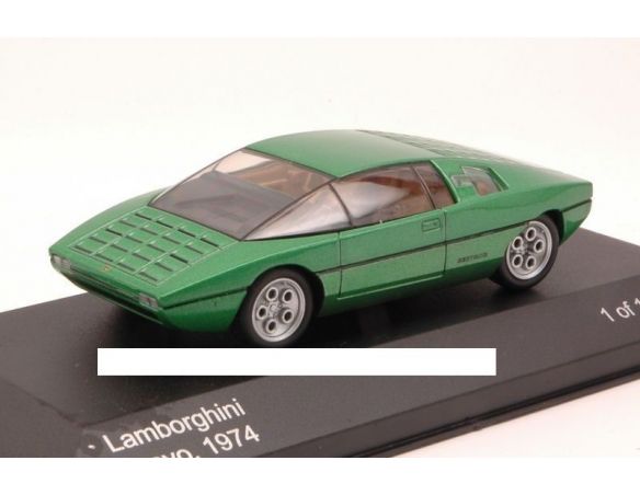 White Box WB106 LAMBORGHINI BRAVO 1974 METALLIC GREEN 1:43 Modellino