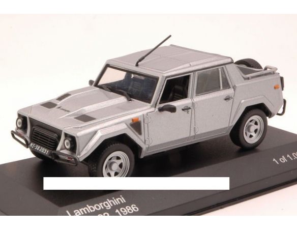 White Box WB105 LAMBORGHINI LM 002 1986 SILVER 1:43 Modellino