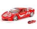 BBURAGO BU26009R FERRARI F430 FIORANO 2005 N.27 RED 1:24 Modellino