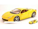 Bburago BU26003Y FERRARI 458 ITALIA 2009 YELLOW 1:24 Modellino