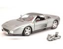 Bburago BU16006S FERRARI 348 TS 1989 SILVER 1:18 Modellino