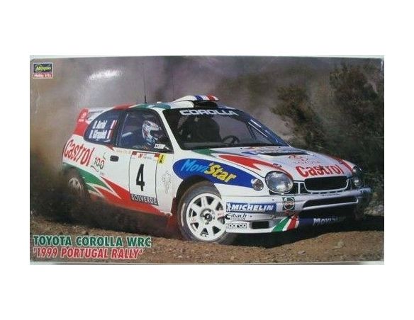 Hasegawa Hobby Kits 20202 TOYOTA COROLLA WRC 1999 PORTUGAL RALLY 1/24 Kit Auto Modellino