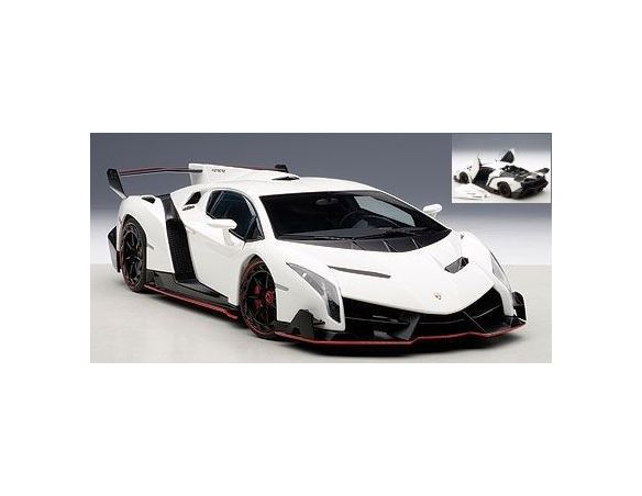 Auto Art / Gateway AA74507 LAMBORGHINI VENENO 2013 WHITE 1:18 Modellino