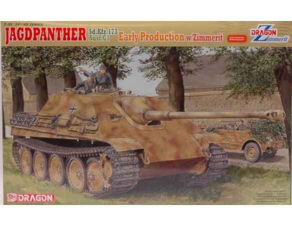 Dragon D6494 JAGDPANTHER AUSF G 1 W/ZIMM.KIT 1:35 Kit Mezzi Militari