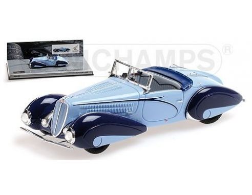 MINICHAMPS 437116160 DELAHAYE TYPE 135-M CABRIOLET 1937 Modellino