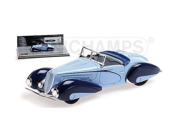 MINICHAMPS 437116160 DELAHAYE TYPE 135-M CABRIOLET 1937 Modellino