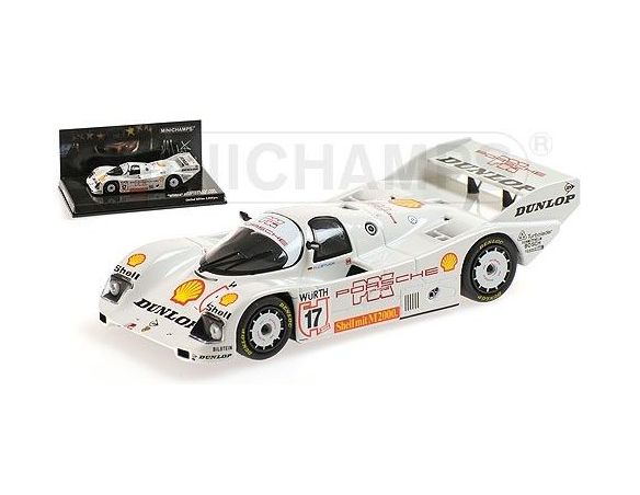 Minichamps PM444876817 PORSCHE 962 C N.17 WINNER SUPERCUP NURBURGRING 1987 H.J.STUCK 1:43 Modellino