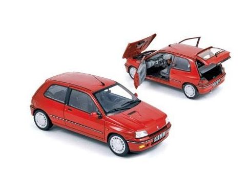 Norev NV185231 RENAULT CLIO 16S 1991 RED 1:18 Modellino