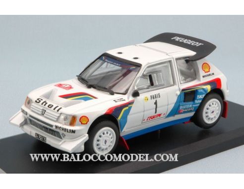 Solido SL150750 PEUGEOT 205 T16 N.1 M.CARLO 1986 1:43 Modellino