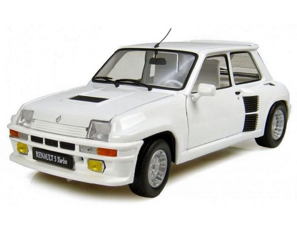 Universal Hobbies UH4547 RENAULT 5 TURBO ALL WHITE ONE OF A KIND 1:18 Modellino