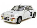 Universal Hobbies UH4547 RENAULT 5 TURBO ALL WHITE ONE OF A KIND 1:18 Modellino