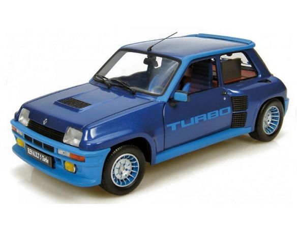 Universal Hobbies UH4521 RENAULT 5 TURBO 1985 METALLIC BLUE 1:18 Modellino