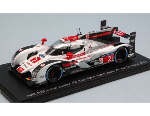 Spark Model S43LM14 AUDI R18 N.2 WINNER LM 2014 FASSLER-LOTTERER-TRELUYER 1:43 Modellino