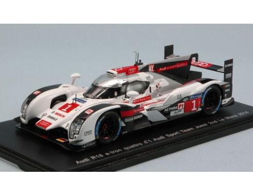 Spark Model S4204 AUDI R18 N.1 2nd LM 2014 DI GRASSI-GENE'-KRISTENSEN 1:43 Modellino