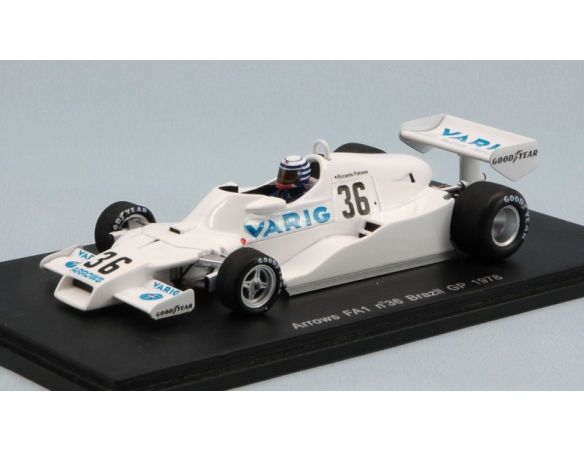 Spark Model S3900 ARROWS FA1 R.PATRESE 1978 N.36 10th BRAZIL GP 1:43 Modellino