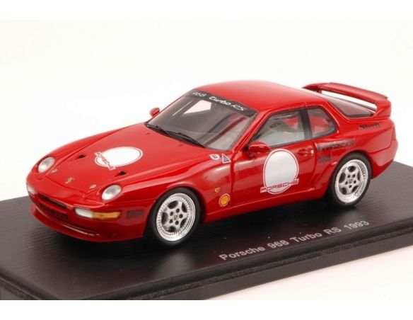 Spark Model S3457 PORSCHE 968 TURBO RS 1993 RED 1:43 Modellino