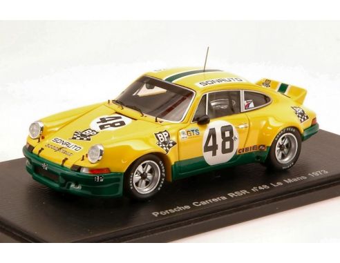 Spark Model S3396 PORSCHE CARRERA RSR N.48 14th LM 1973 P.GREGG-G.CHASSEUIL 1:43 Modellino