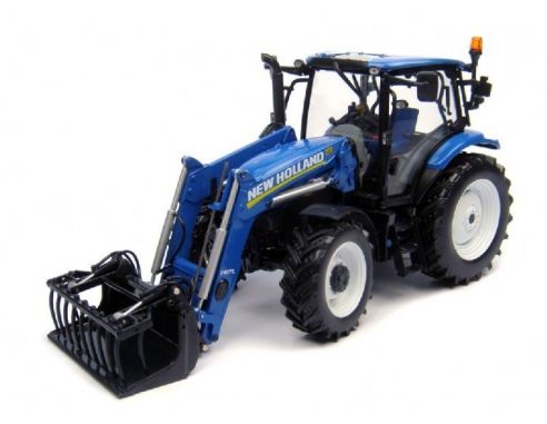 Universal Hobbies UH4232 NEW HOLLAND T6.140 C/FORCA MORDENTE 740TL 1:32 Modellino
