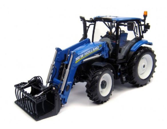 Universal Hobbies UH4232 NEW HOLLAND T6.140 C/FORCA MORDENTE 740TL 1:32 Modellino
