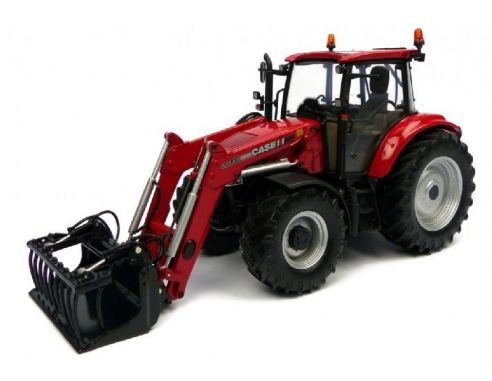 Universal Hobbies UH4273 CASE FARMALL 115U WITH FRONT LOADER 1:32 Modellino