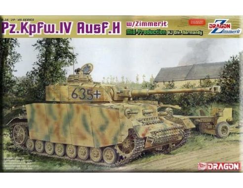 Dragon D6611 PZ.KFPW.IV AUSF.H MID PROD. KIT 1:35 Modellino