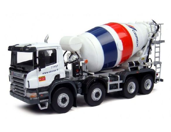 Universal Hobbies UH5708 CAMION BETONIERA SCANIA P380 & MIXER CEMEX 1:50 Modellino