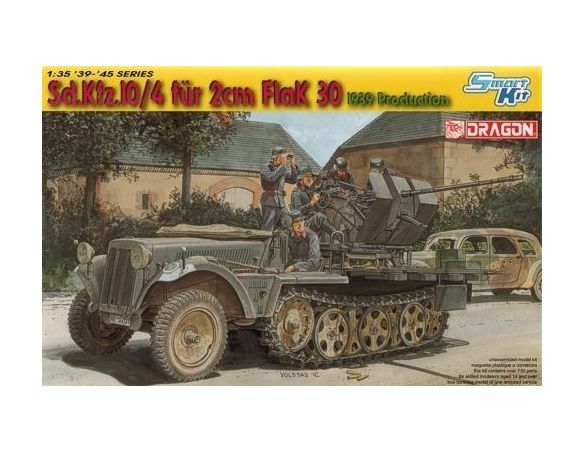Dragon D6739 SD.KFZ 10/4 FUR 2CM FLAK 30 KIT 1:35 Modellino