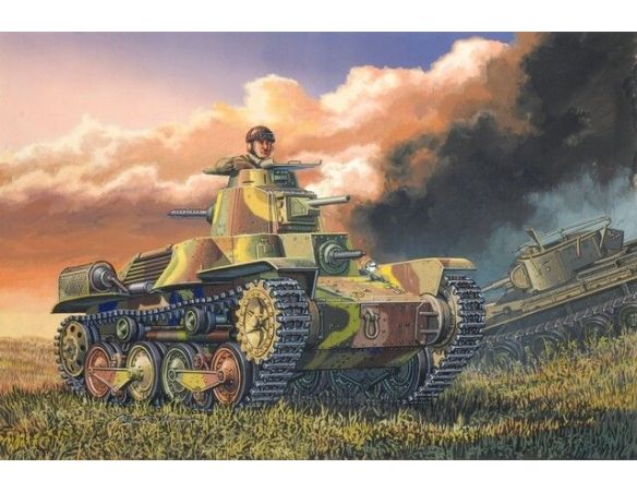 Dragon D7402 IJA TYPE 95 HA-GO LIGHT TANK NORTH CHINA VERSION KIT 1:72 Modellino