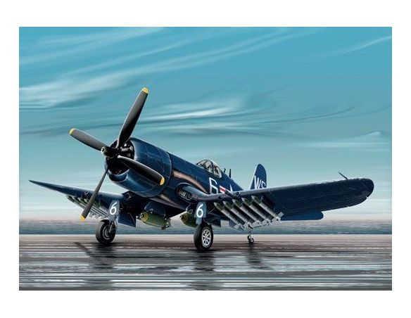 Italeri IT0062 CORSAIR F 4 U 4 B KIT 1:72 Modellino