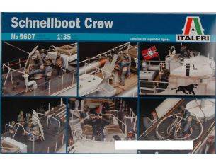 Italeri IT5607 EQUIPAGGIO SCHNELLBOOT KIT 1:35 Modellino
