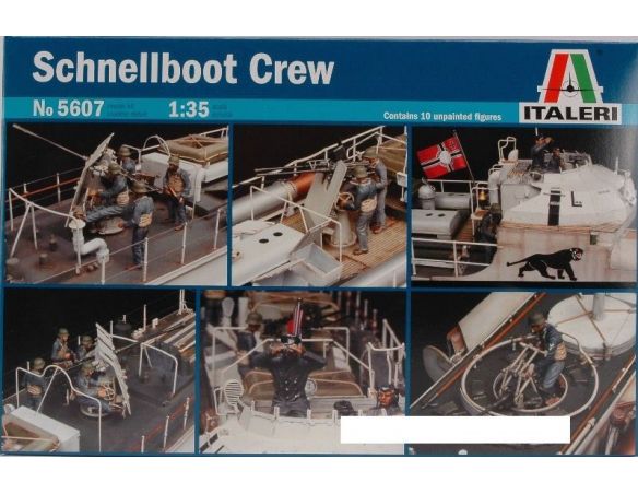 Italeri IT5607 EQUIPAGGIO SCHNELLBOOT KIT 1:35 Modellino