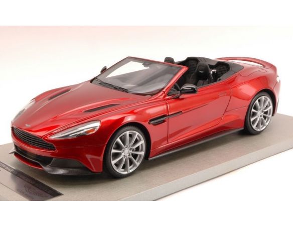 Tecnomodel TMD1810H ASTON MARTIN VANQUISH VOLANTE 2013 METALLIC RED ED.LIM.PCS 25 1:18 Modellino