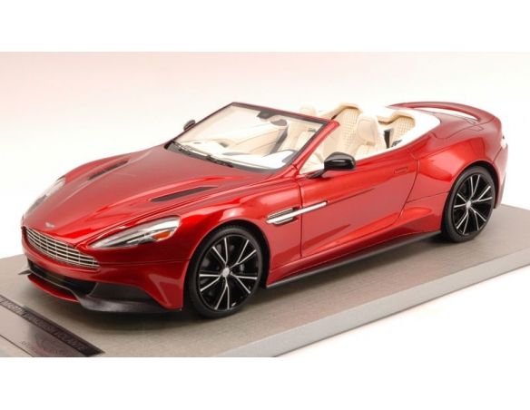 Tecnomodel TMD1810G ASTON MARTIN VANQUISH VOLANTE 2013 METALLIC RED ED.LIM.PCS 25 1:18 Modellino