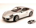 Welly WE8047 PORSCHE 911 (991) CARRERA S 2012 SILVER 1:18 Modellino