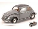 Welly WE8040 VW CLASSIC BEETLE 1952 MOUSE-GREY 1:18 Modellino