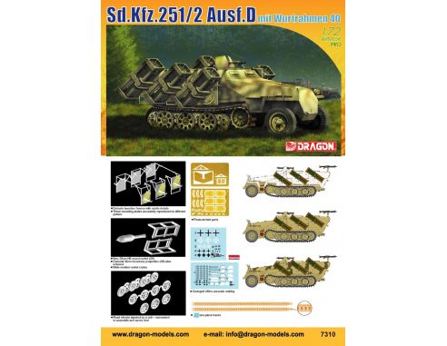 Dragon D7310 SD KFZ 251 AUSF KIT Kit Mezzi Militari