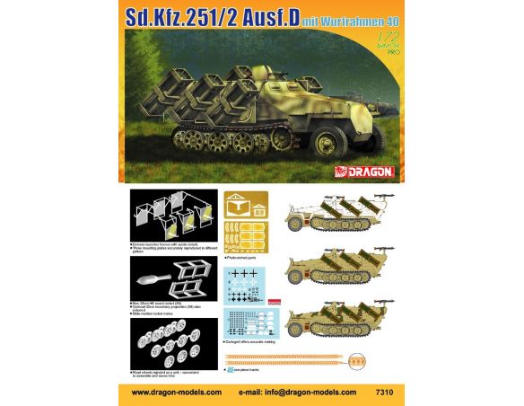 Dragon D7310 SD KFZ 251 AUSF KIT Kit Mezzi Militari