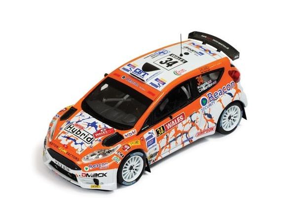Ixo model RAM542 FORD FIESTA N.34 10th WALES RALLY GB 2013 M.HIGGINS-C.WILLIAMSON 1:43 Modellino
