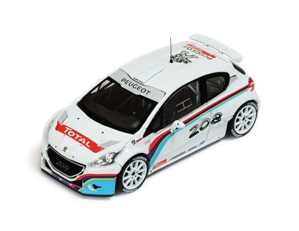 Ixo model RAM555 PEUGEOT 208 T16 R5 P.ANDREUCCI TEST CAR 2013 1:43 Modellino