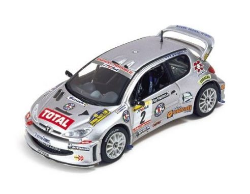 Ixo model RAM097 PEUGEOT 206 WRC N.2 '02 1:43 Modellino