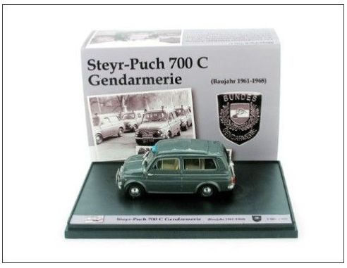 Australian Car Collect 02 PUCH 700 OAMTC 1/43 Auto 1/43