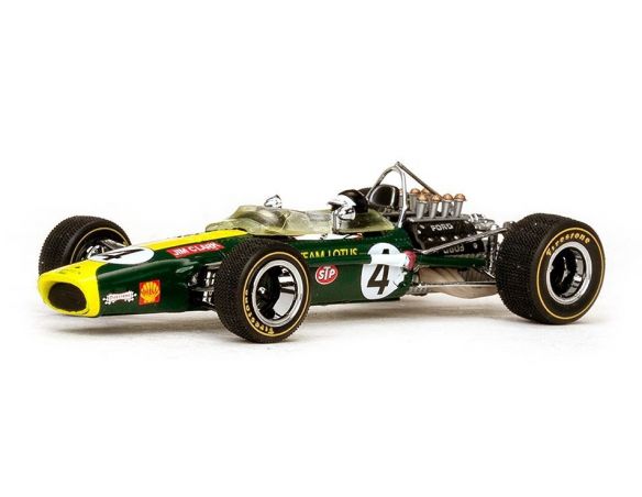 Quartzo QZ27801 LOTUS 49 J.CLARK 1968 N.4 WINNER SOUTH AFRICA GP 1:43 Modellino