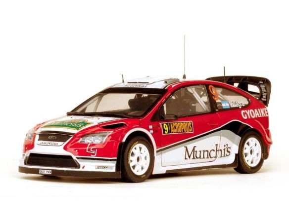 SunStar SS3949 FORD FOCUS N.9 4th RALLY ACROPOLIS 2009 F.VILLAGRA-J.DIAZ 1:18 Modellino