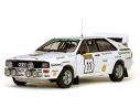 SunStar SS4228 AUDI QUATTRO N.11 7th 1000 LAKES 1983 L.LAMPI-P.KUUKKALA 1:18 Modellino