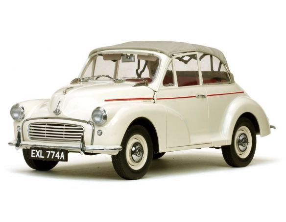 SunStar SS4774 MORRIS MINOR 1000 TOURER 1965 OLD ENGLISH WHITE 1:12 Modellino